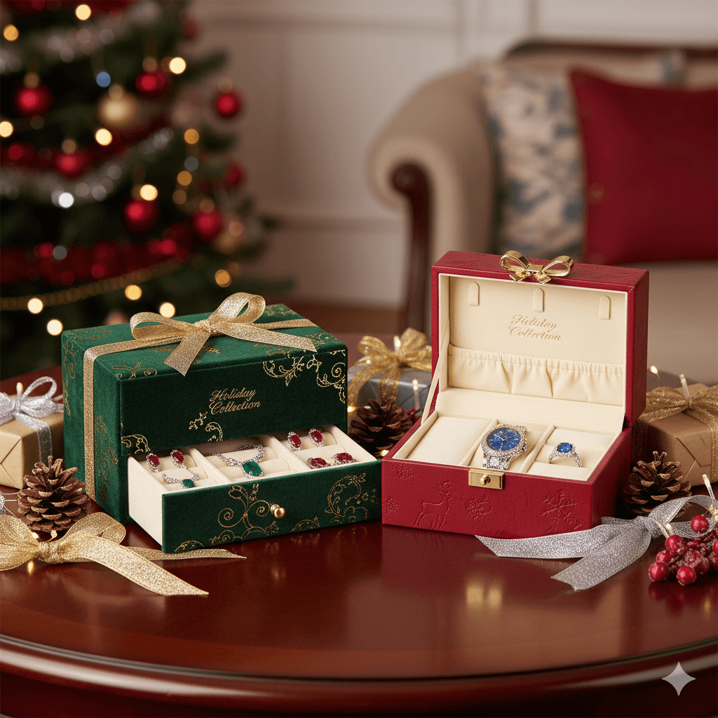 Drawer vs. Clamshell: Which Jewelry Box Style Fits Holiday Collections Best?