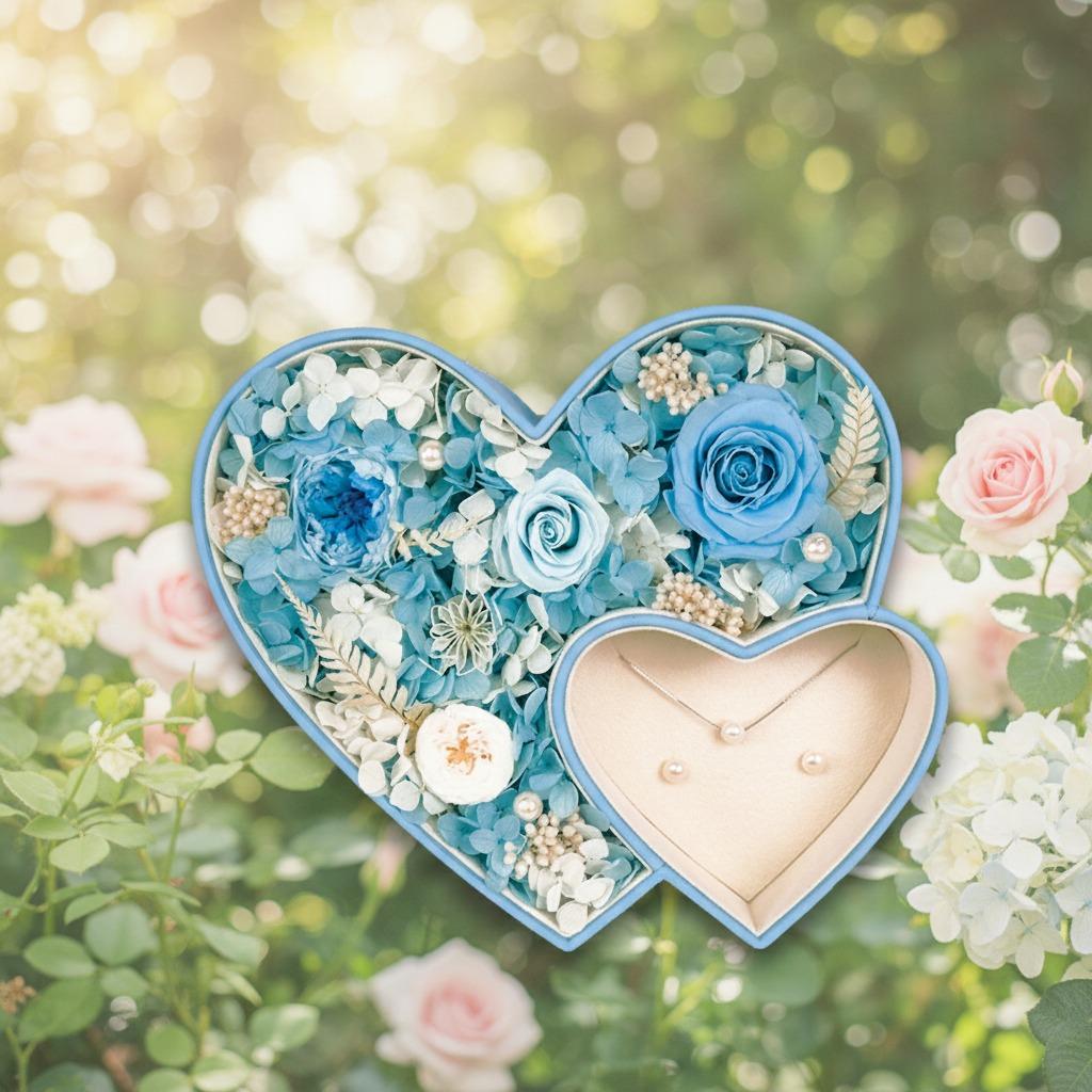 Leatherette Flower Jewelry Box: A Delicate Blend of Aesthetics and Protection