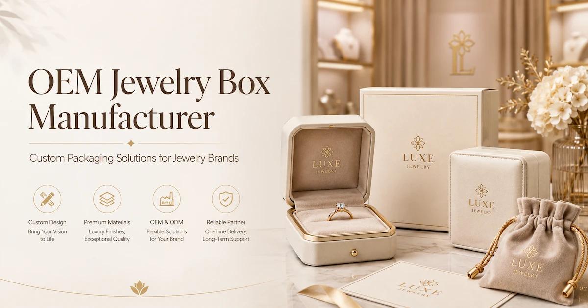 OEM Jewelry Box Manufacturer: How to Choose the Right Partner for Custom Packaging?